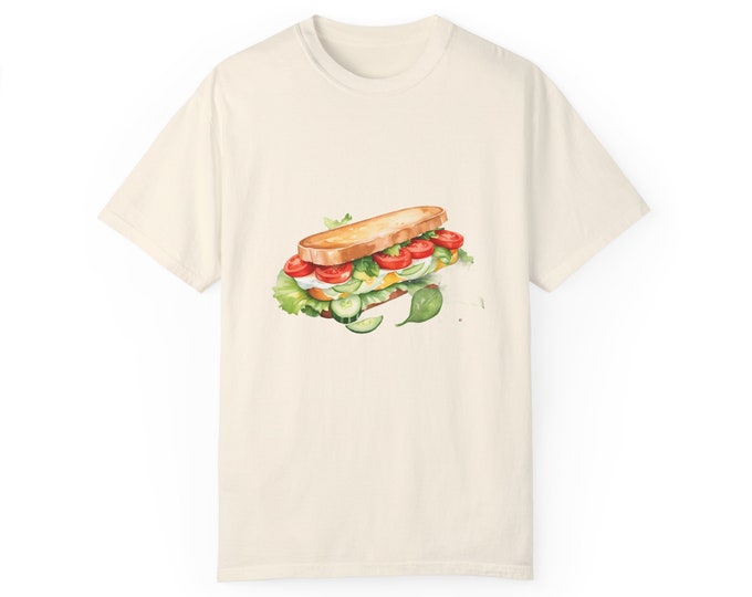 Sandwich T-Shirt Gender-Neutral Adult Clothing funny t shirt food t-shirt novelty t shirt for foodie gift for Most Likely to food slogan top