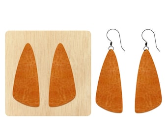 Irregular Drop Pendant earring cutting die,Custom Size Leather Cutting Die, leaf earring pendent cutter, cutting machine cuts