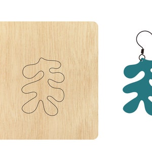 Orecchini a forma di foglia, dado di taglio in pelle di dimensioni personalizzate, taglio pendente dent orecchino rotondo, tagli di macchina da taglio CD156