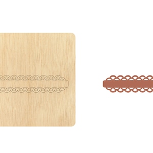 Leather bracelet  Leather Cutter die, diy rose wood die cut Mold accessories for Leather,paper,felt, Steel Punch - leather crafts CD009