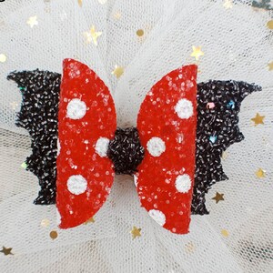 Bastone a strati Bat Hair Bow da taglio muore, legno stampo tagliato Accessori stampo per pelle, carta, feltro, artigianato in pelle, Sizzix Big Shot Compatibile