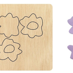 Flower Earrings die cuts,Custom Size Leather Cutting Die,Steel Rule Metal Die Cutter,Leather Die Cut Mold