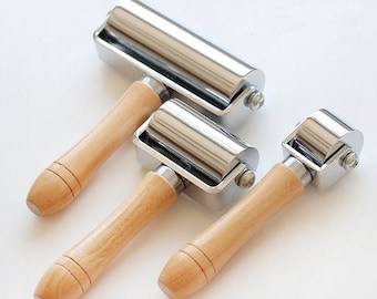 Three sizes Leather Roller,Flatten Leather Tool,Roller Tools For Leather,Trim control-Edger Roller,Leather Craft Tool