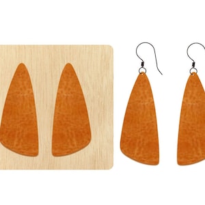 Irrégulière Drop Pendentif boucle d’oreille de coupe die, Custom Size Leather Cutting Die, coupeur de boucle d’oreille feuille pendent, coupe de la machine coupe