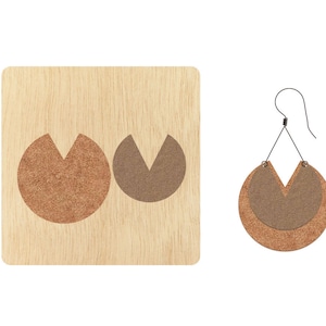 Statement circle  Earrings die cuts,Custom Size Leather Cutting Die,Steel Rule Metal Die Cutter,Leather Die Cut Mold