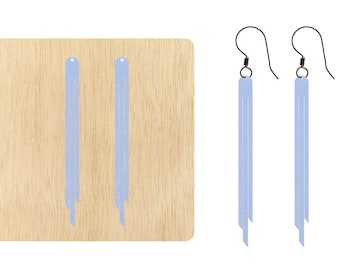Tassel Dangle Earring Leather Cutting Die,Custom Size Leather Cutting Die,Steel Rule Metal Die Cutter,Leather Die Cut Mold,cutting machine