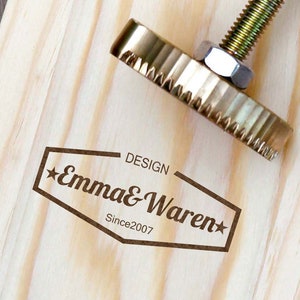 Custom Wood Branding Iron/ Gift for woodworker/Gift for Dad/ Gift for men/Wedding DIY/Gift for Dad/Wood Branding