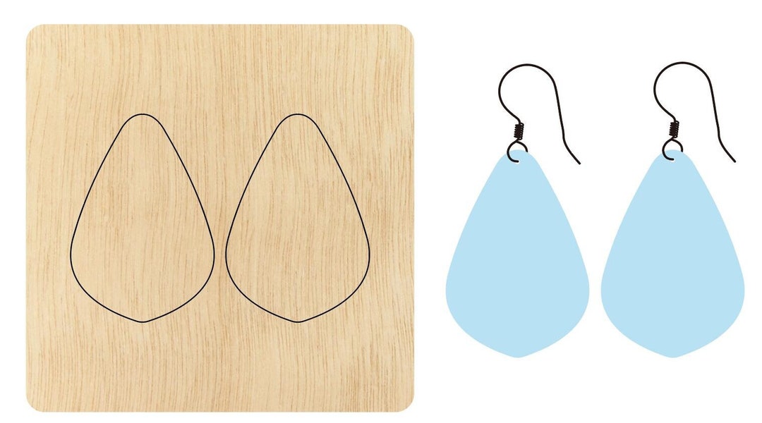Teardrop Earring Cutting Die,custom Size Leather Round Cutting Die ...
