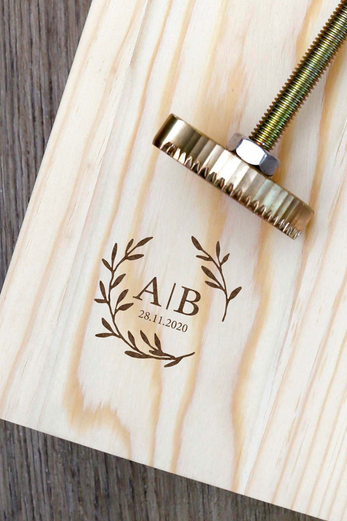 Custom Wood Branding Iron/personalized Wedding Save the Date | Etsy