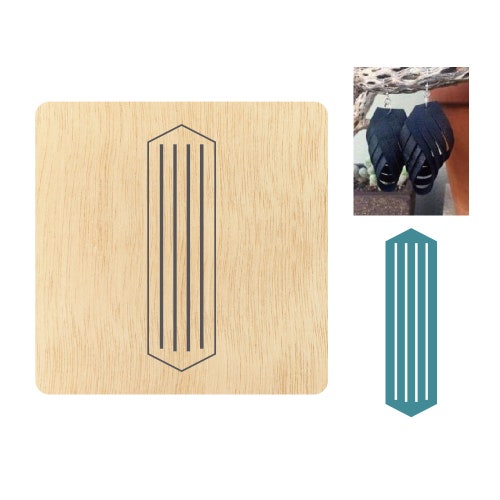 Diamond Earring Die Cuttercustom Size Leather Cutting Die Etsy