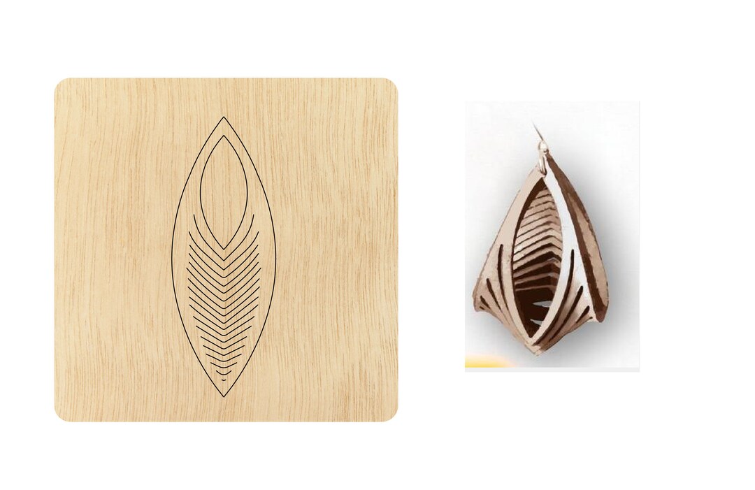 Twisted Earring Cutting Die,sculpted Custom Size Leather Cutting Die ...