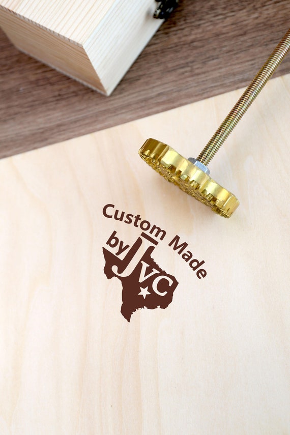 Custom Wedding Logo Wood Branding Iron, Wood Burning Stamp,Custom Branding  Iron for Wedding Gift,Personalized Wreath Design Leather Branding