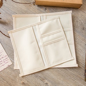 3 tailles de dossier en tissu Oxford pour carnet de voyage, porte-cartes de crédit, porte-cartes pour ordinateur portable, organiseur