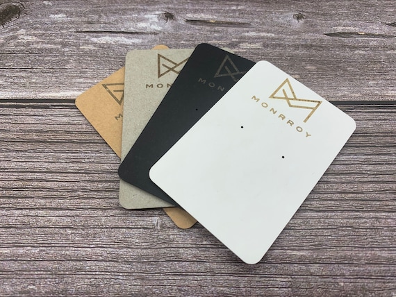 Personalized earring holder cards deals