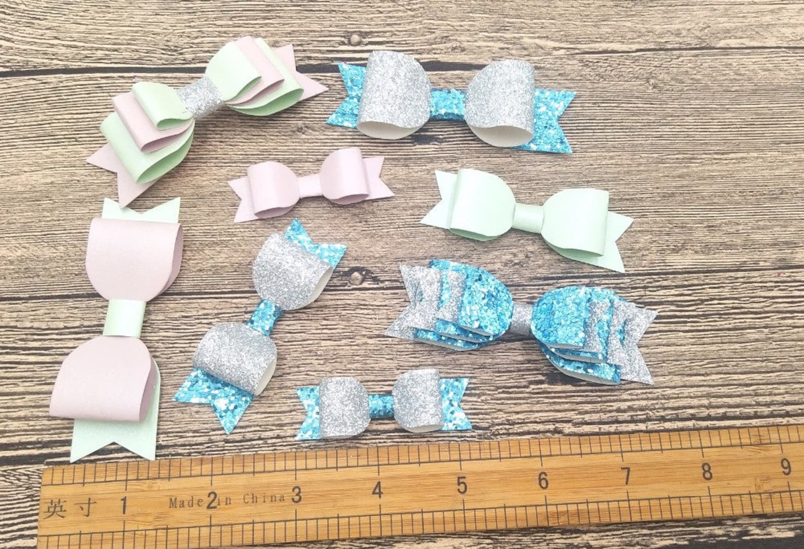 Stacked Hair Bow Die Cutting Wood Die Cut Mold Accessories Etsy