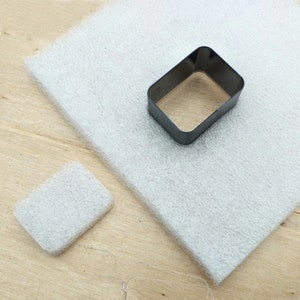 Rechteckiger Stahl Lederausstecher, Schneideform für Leder, Stahlstanzer - Leder basteln CD013