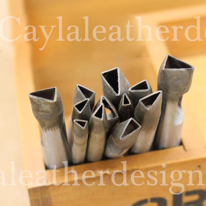 3mm-25mm triangle hole puncher,leather crafts leather tool Hole Maker for Leather Crafts
