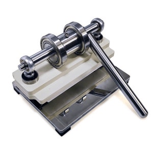 Workonleather Small Manual Clicker Steel Rule Die Cutting Press Machine for  Earring Cutting Die Leather Photo Paper 