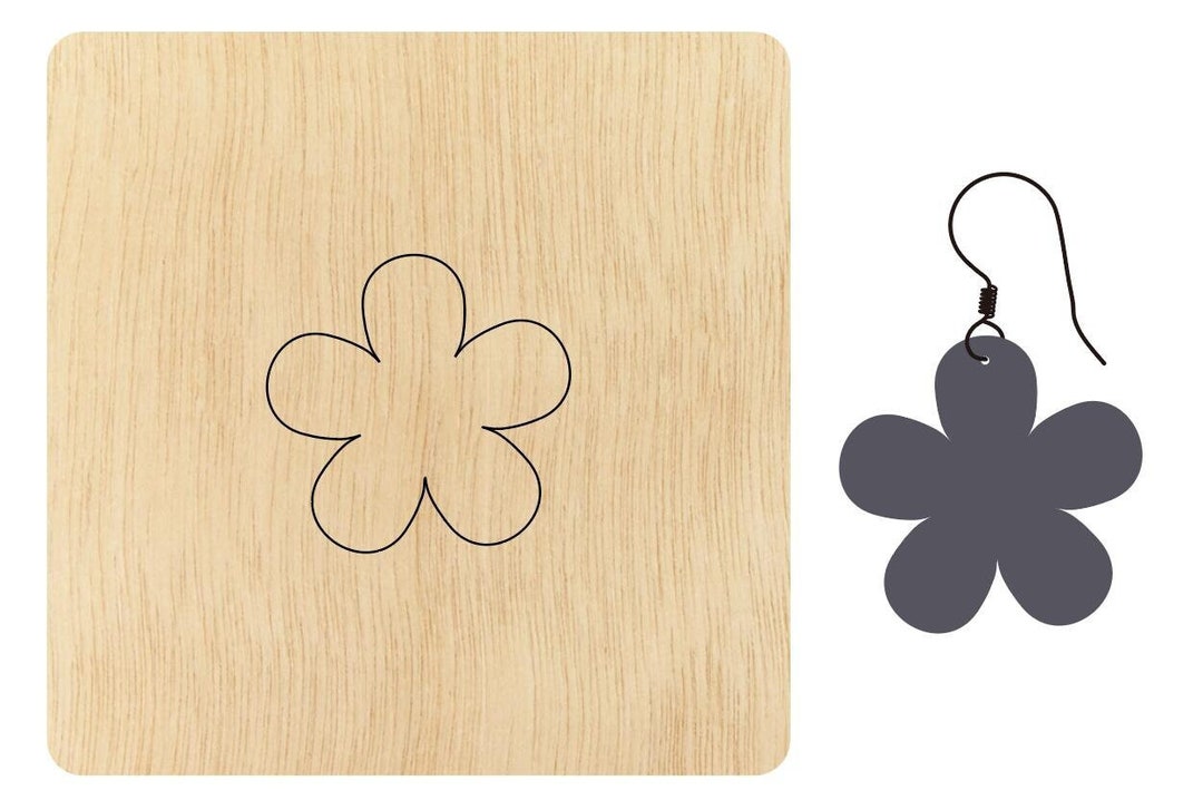 Flower Earring Cutting Die,custom Size Leather Round Cutting Die, Round ...