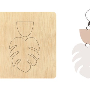 La coupe en cuir de feuille empilée s’en va, taille custom Leather Cutting Die, coupe de boucle d’oreille pendent cutter, coupe de machines CD187