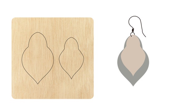Leaf Shape Earring Die Cutter,leather Earring Die Cutting, Leather