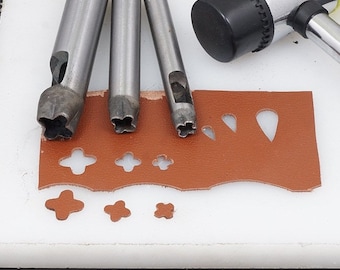 Flower leather hole puncher,leather crafts ,leather tool, punch for leather