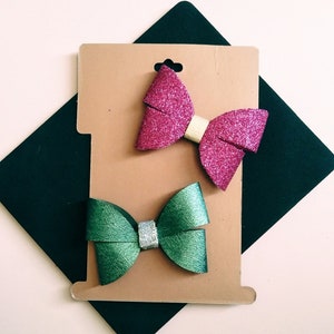 Taglio da dadi a fiocco per capelli a doppia mano, dadi di prua per pelle, pvc, feltro, taglierina scrapbook in tessuto di carta, Sizzix Big Shot Compatible