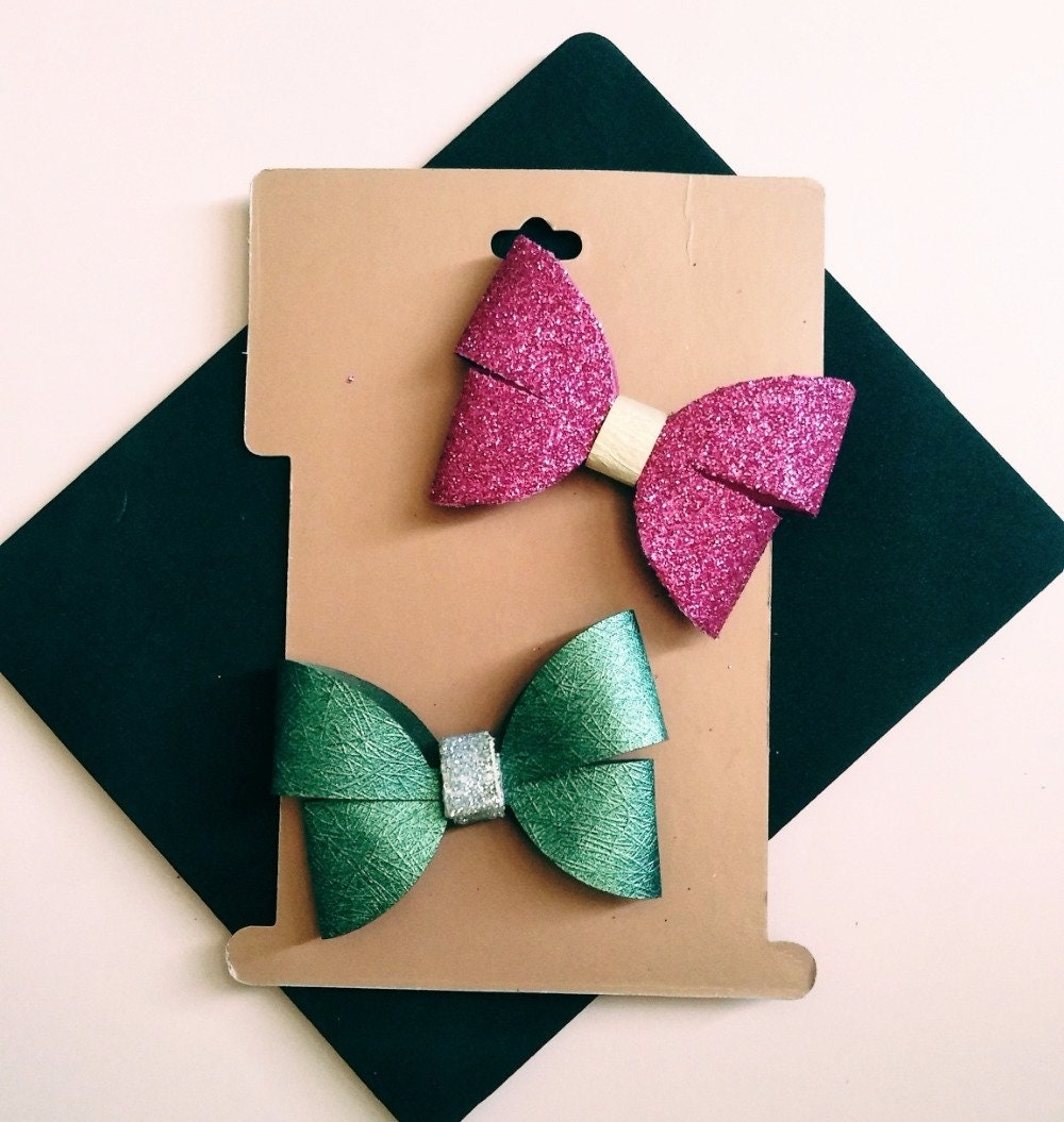 Double Sided Hair Bow Die Cutting Bow Die for Leather Pvc Etsy