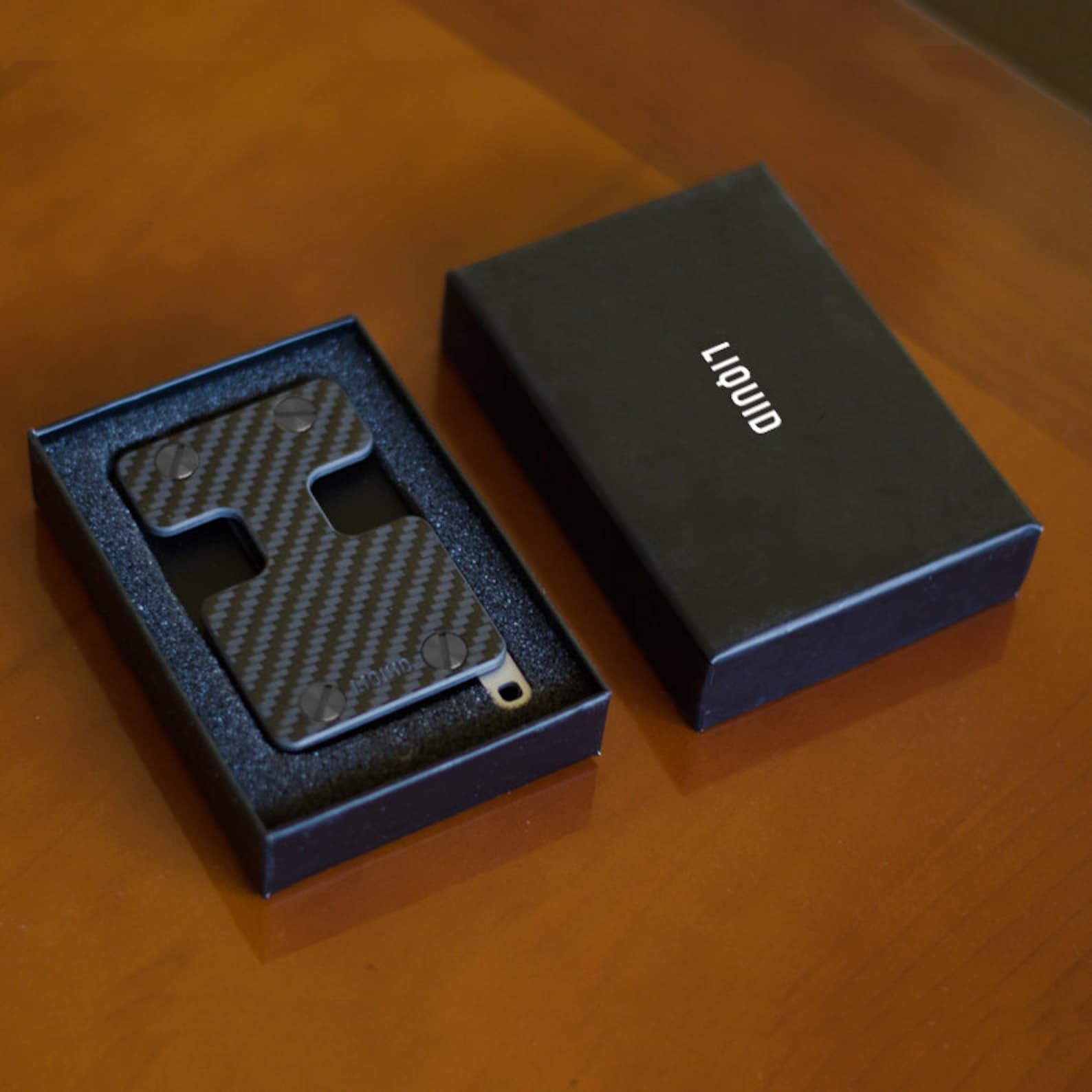 Carbon Fiber Wallet for Men Credit Card Holder Minimalist Etsy