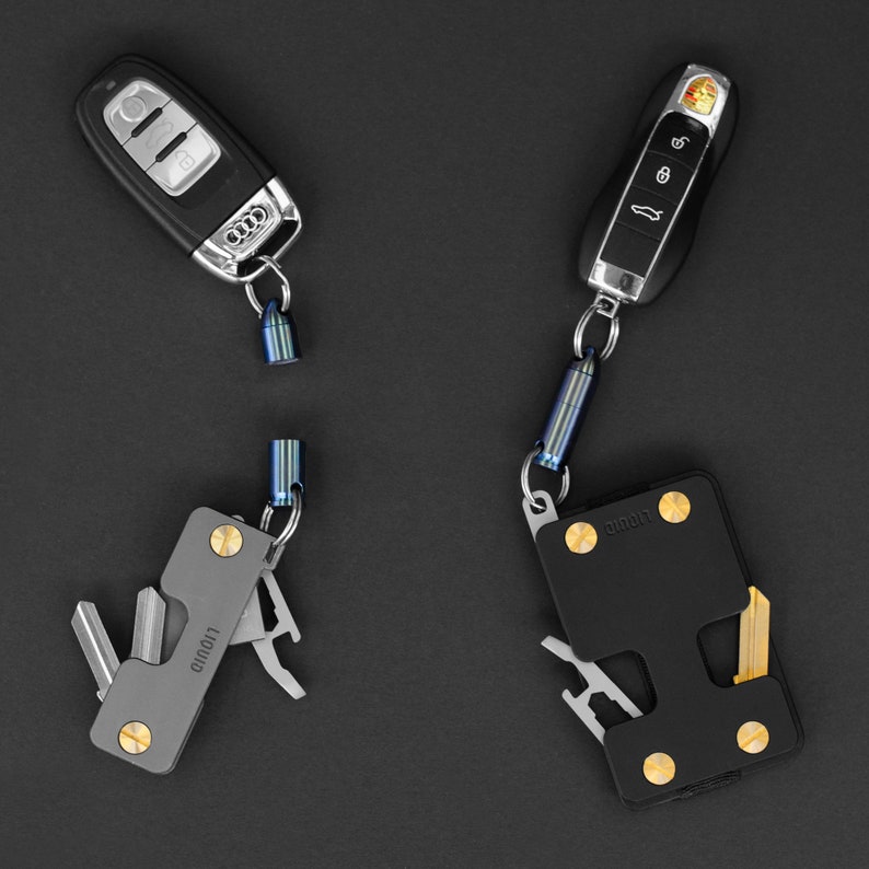 Break Away Quick Release Keychain From Titanium Etsy