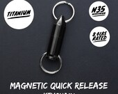 break away Quick release Magnetic keychain from titanium bullet key organizer liquid bullmag