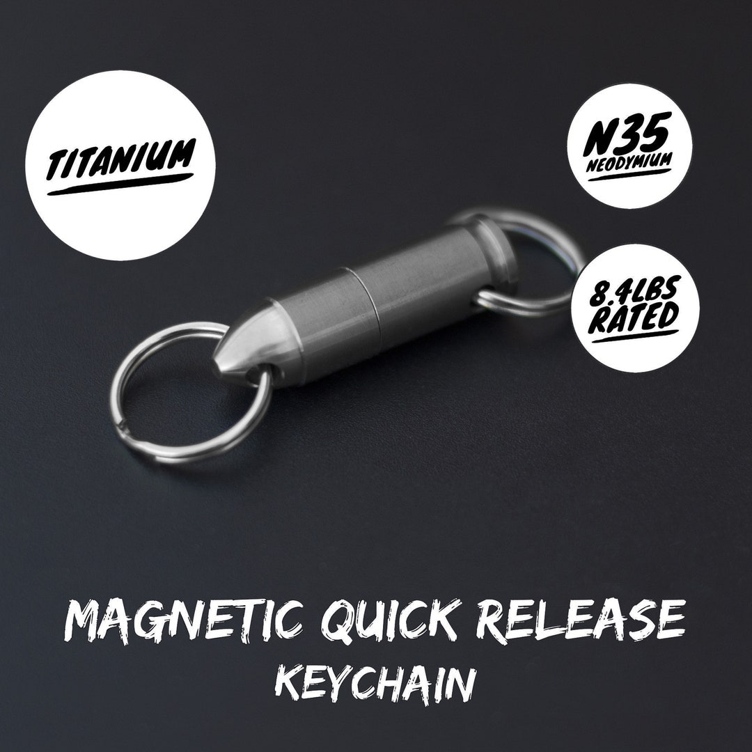 Break Away Quick Release Keychain From Titanium Etsy