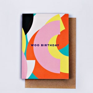 Woo Birthday Circles Card
