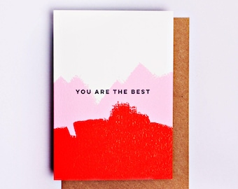 You Are The Best Card