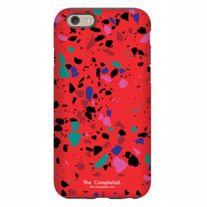 Red Terrazzo Phone Case image 2