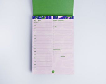 Capri Daily Planner Pad