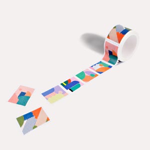 Cinta washi con sellos de Miami Mix