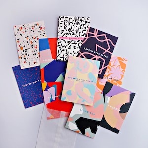 Wenskaart Lucky Dip, 10 kaarten