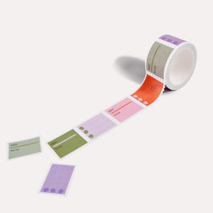 Cinta washi con sello de enfoque