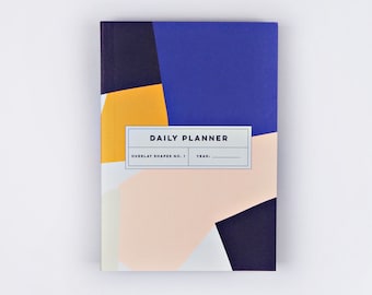 Overlay Shapes Undated Daily Planner Book