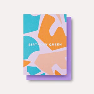 Cartão de aniversário da rainha