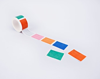 Primary Days of the Week To Do Stamp Washi Tape