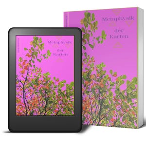 Skat Lernkarten mit Mandelbaumcover in Pink & PDF Bonus (Metaphysik Skat)