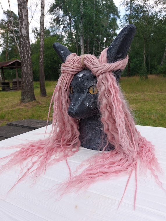 Pink Dreads Curly Dreads Crochet Double Ended Dreads Extensions Boho Dreadlocks Fake Dreads Full Set Wavy Dread Ombre Soft Dread DE