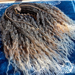 Curly Dreads Crochet Double Ended Dreads Extensions Blonde Dreads Brown Ombre Dreadlocks Natural Fake Dreads Light Chestnut Dreadlocks Hair