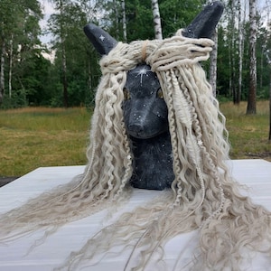 Curly Dreads Crochet Double Ended Dreads Extensions Boho Light Blonde Dreads White Dreads Natural Ombre Dreadlocks Fake Dreads Exclusive