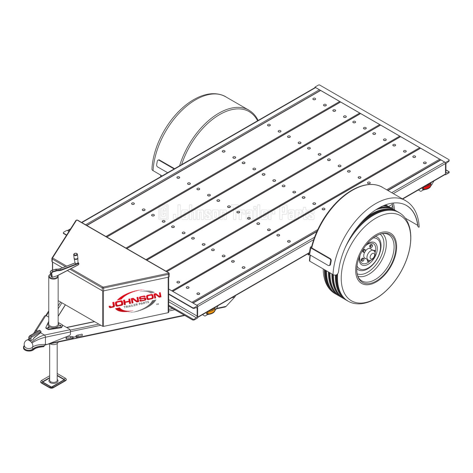 4' X 8' Utility Trailer Plans 3,500 Lb Capacity Trailer Blueprints