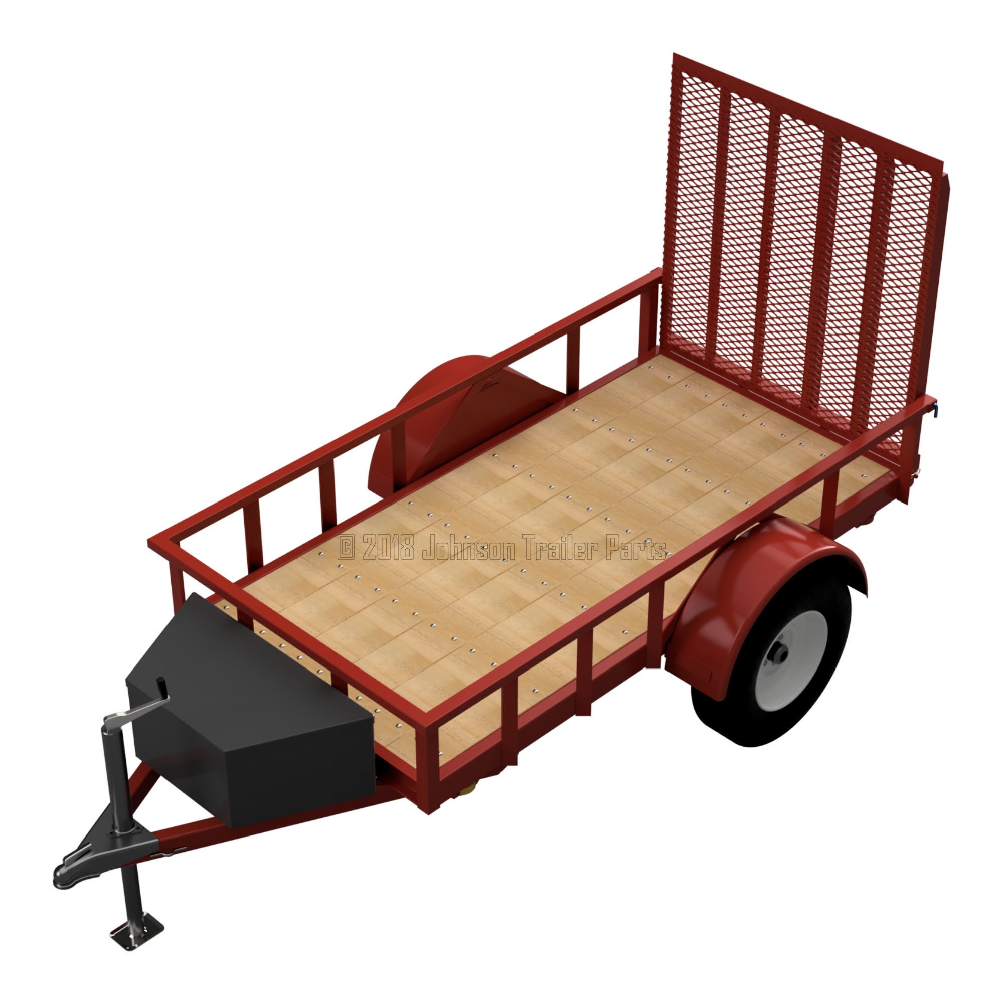 4' X 8' Utility Trailer Plans 3,500 Lb Capacity Trailer Blueprints