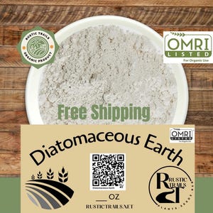 Organic Food Grade Diatomaceous Earth Powder -  FREE Shipping  - Pets, grain, gardens