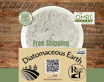 Organic Food Grade Diatomaceous Earth Powder -  FREE Shipping  - Pets, grain, gardens